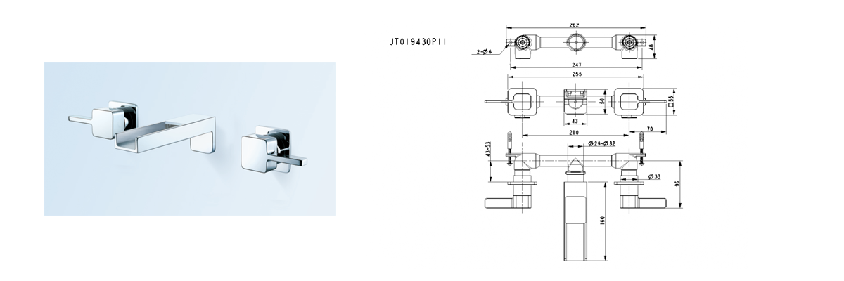 waterfall basin mixer