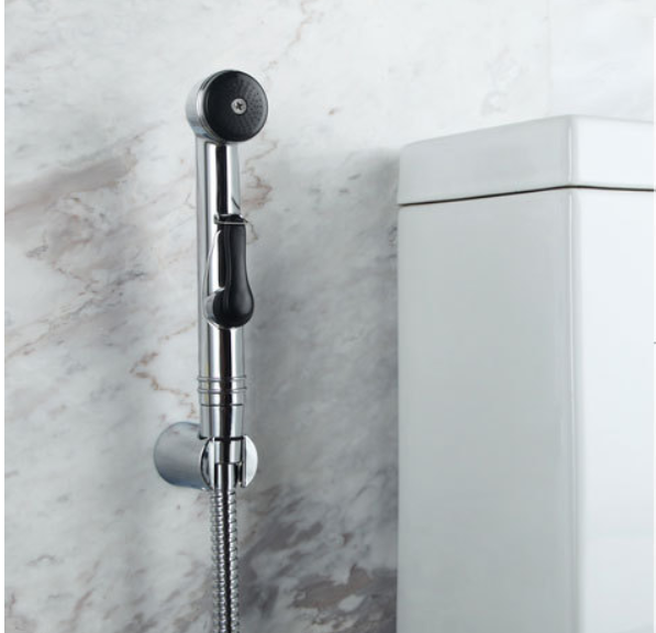 Shattaf de bidet tenu dans la main de douche de bidet fixé au mur vertical de haute qualité de style européen