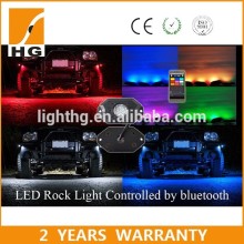 RGB Rock light Color changing decorative light for jeep car