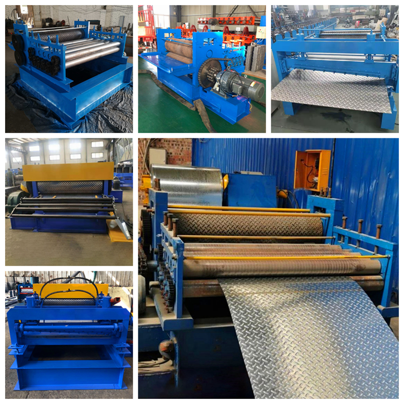 1-5mm Metal sheet embossing machine for anti-slip embossed sheet