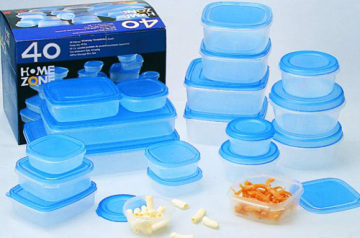 Plastic 40PC Food Storage Set