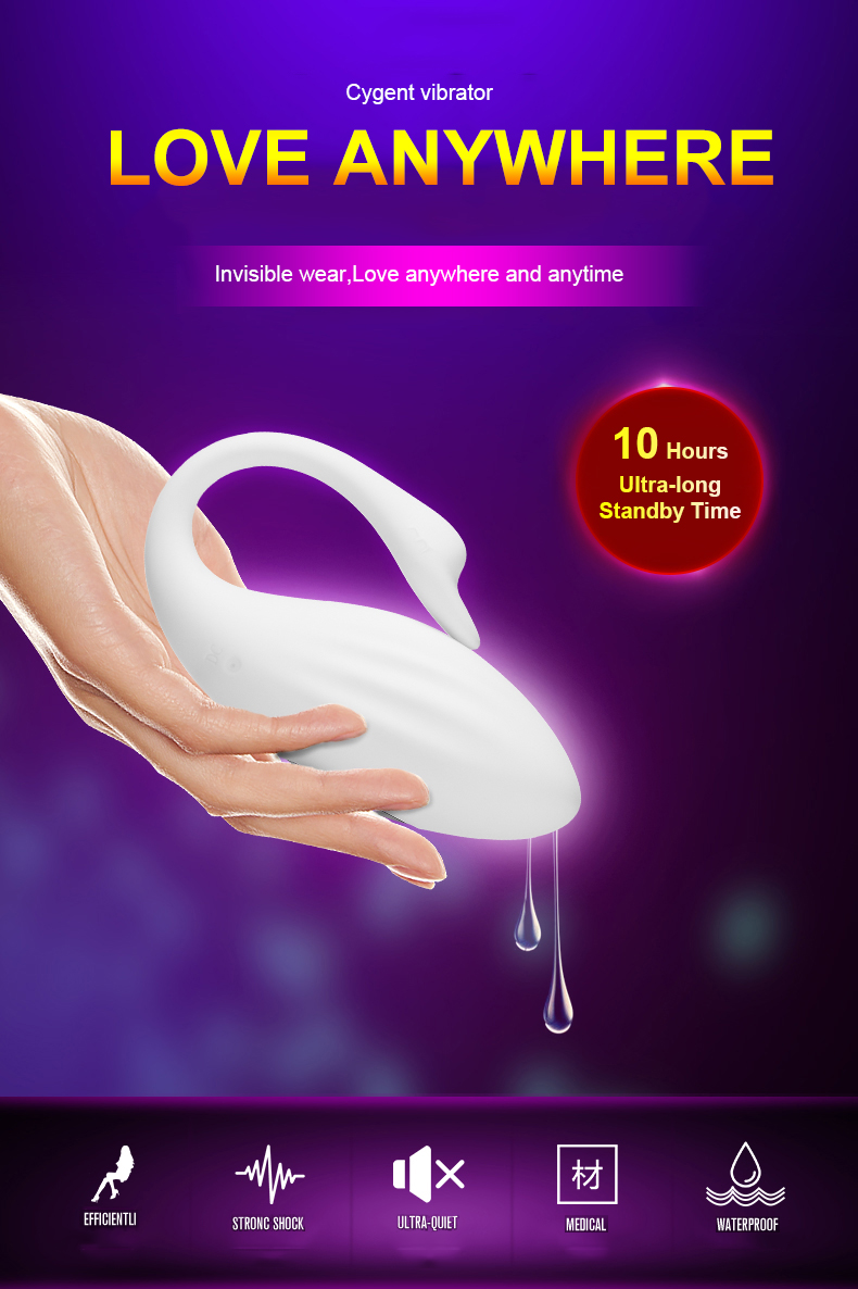 Silicone waterproof Cygent Vibrator 