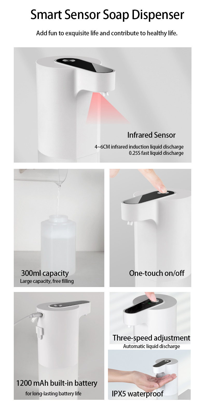 Automatic Sensor Liquid Soap Dispenser