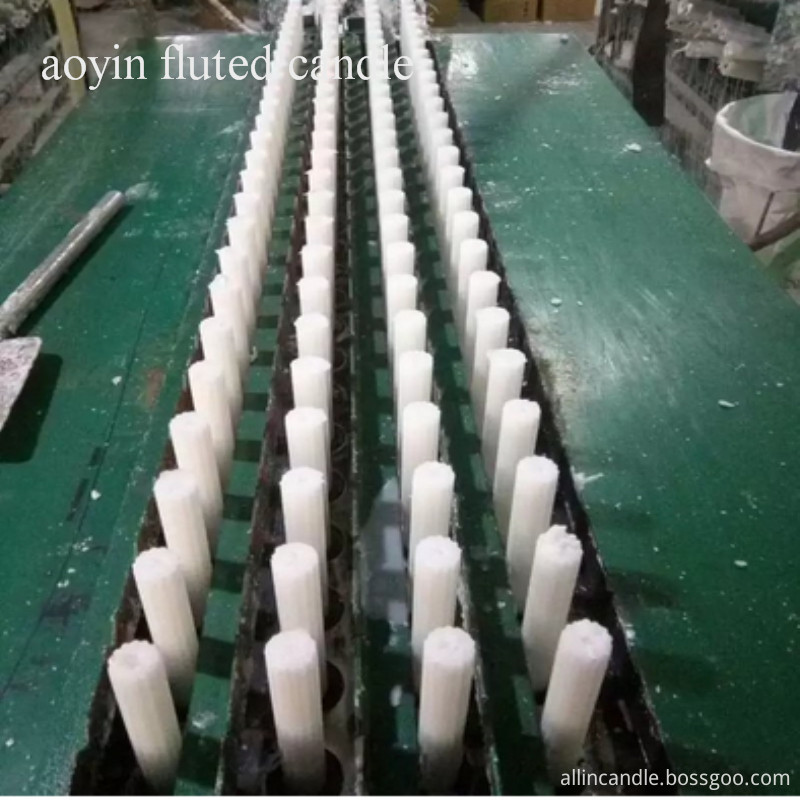 fluted candle factory 