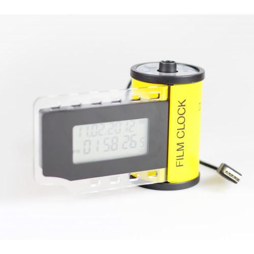 Mini Size Film Alarm and Digital Desk Clock