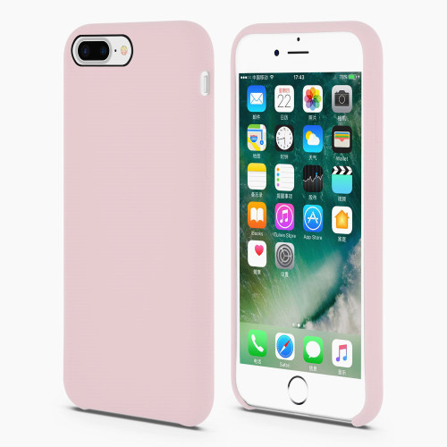 Cas en caoutchouc liquide simple de silicone pour l&#39;iPhone 7Plus