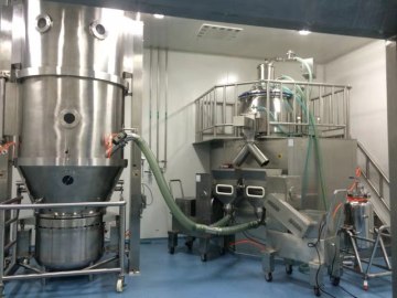 Pharmaceutical highly effective boiling dryer granulator