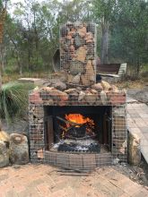 Modern Gabion Fireplace Design Ideas