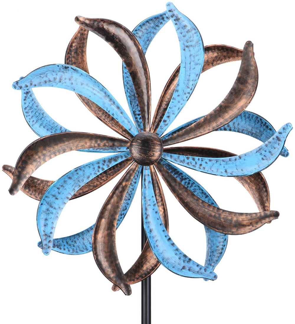 Premium Kinetic Wind Sculpture Metal Windmill