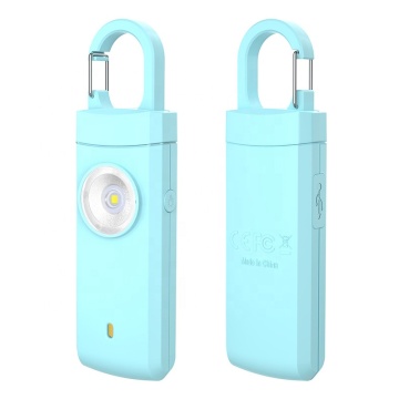 Rechargeable 130dB Personal Security Alarm Keychain