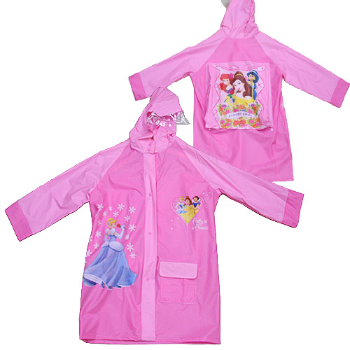 Pink Kids Pvc Raincoat