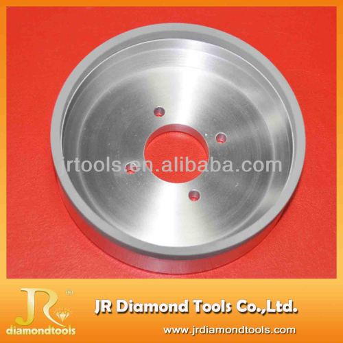 Cutting grinding vitrified diamond bruting wheel