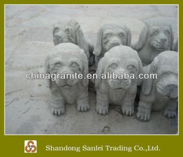 life size stone dog statues