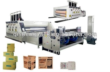 Automatic flute corrugated carton box making machine