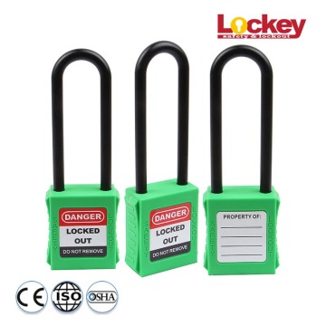 Lockout Tagout ห่วงกุญแจนิรภัยพลาสติกยาว