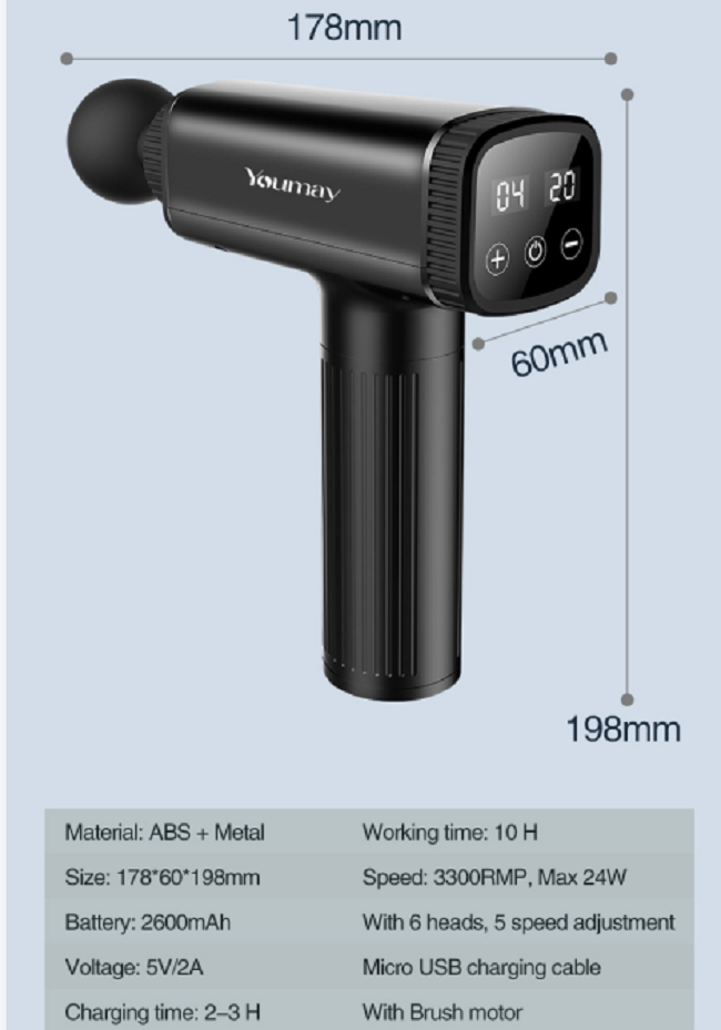 Professinal Massage Gun Details 4