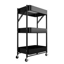 Metal Food Storage Trolley for Household Necessities