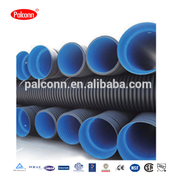 Large diameter corrugated drainage pipe