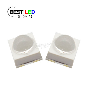 480nm Single Color Dome Lens SMD LED 60-Degree