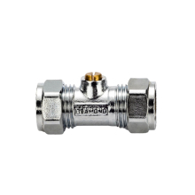 15mm 22mm Polished Chrome Mini Ball Valve Compression Stem