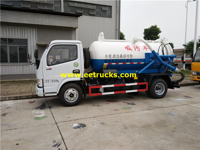 4200L Fecal Suction Tanker Trucks