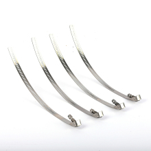 Stainless steel ball tie, stainless steel zipper tie