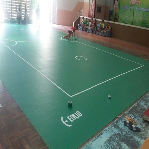 Lantai Olahraga Sepaktakraw PVC Profesional