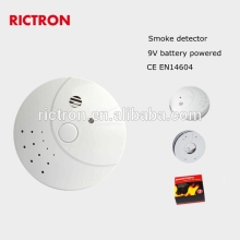 Home Security smoke alarm RCS421 with 9V battery
