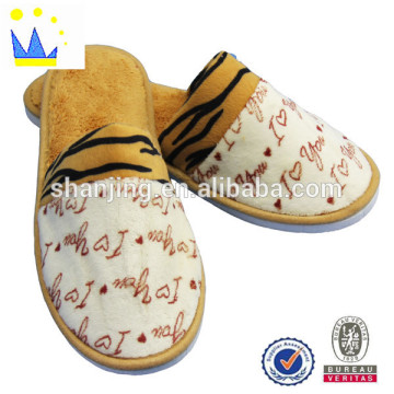 slipper machine soft yellow unisex slipper fleece bedroom slipper