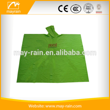 Custom pvc rain poncho, printed rain poncho