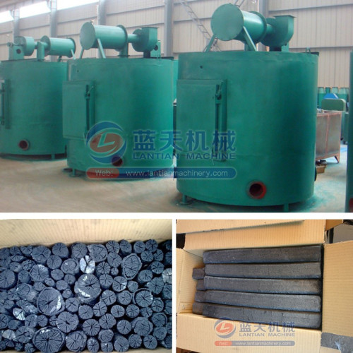 charcoal carbonization furnace in carbonization stove