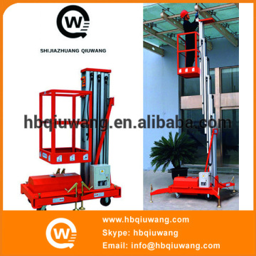 10m single mast hydraulic man lift table