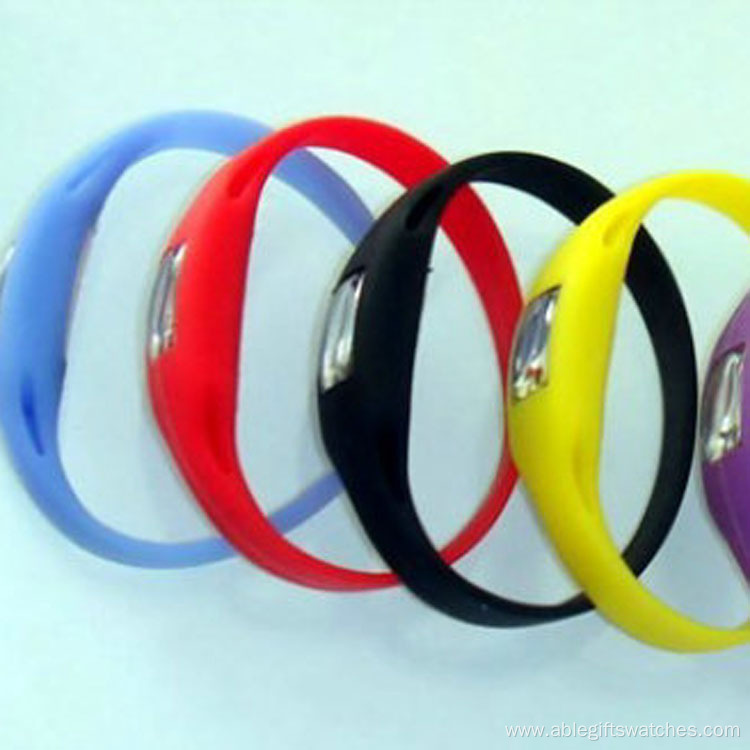 Sports Anion Bracelet Jelly Wrist Watch