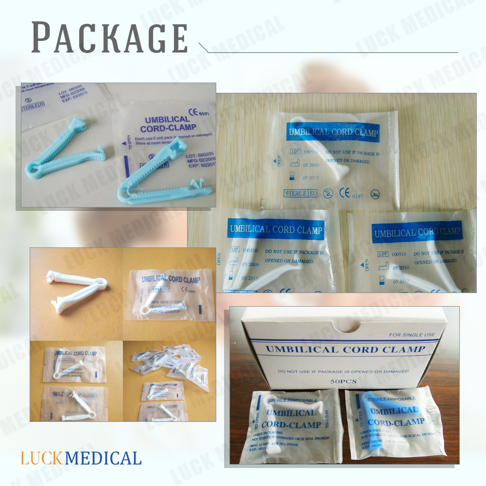 Paket Nabelschnurklemme Package Umbilical Cord Clamp