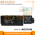 4v210-08-DC24V Airtac Typ 5/2 Pneumatisches Magnetventil 24 V