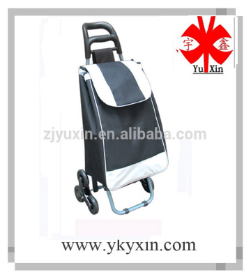 2016 Reusable shopping trolley bags with 6 wheels / Three wheels of shopping trolley bag