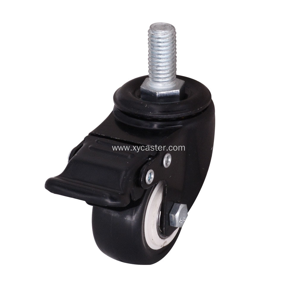 1.5 Inch Small PVC Locking Caster