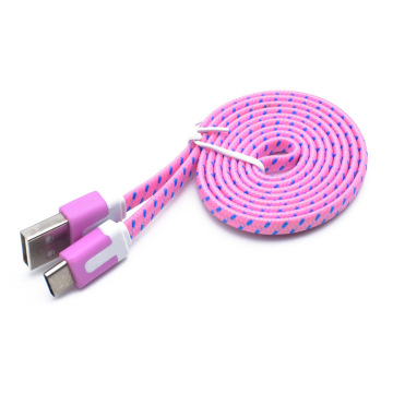 Yijiashishang Universal V8 Nylon Braided USB Charging Cable for Android Phone Charger Cable