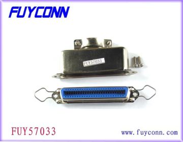 Female 24 Pin Centronics Connector , Ddk Solder Connector