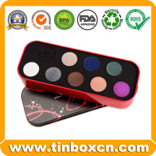 Rectangular Cosmetics Tin Box for Makeup Metal Tin