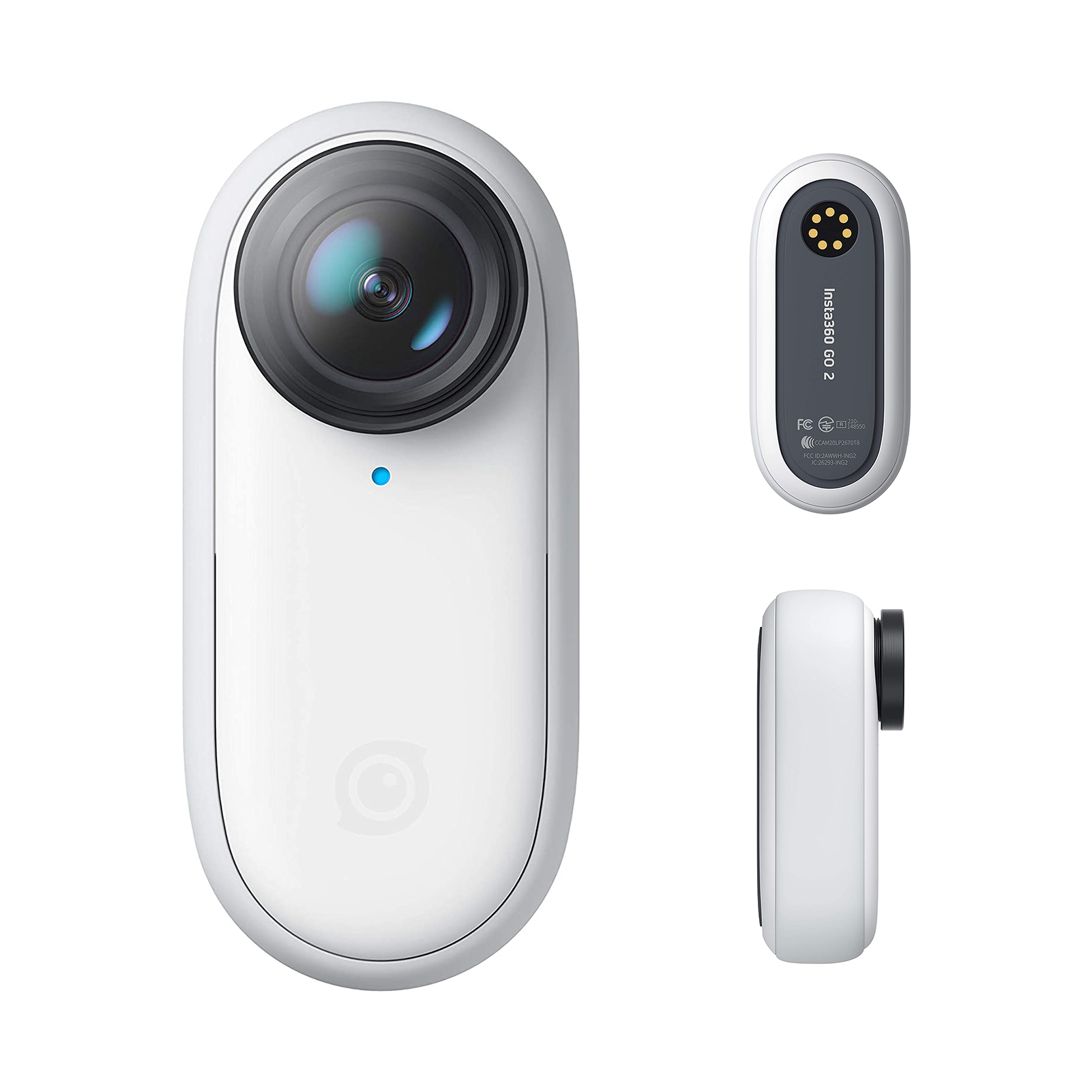 Sports Camera IPX8 4M Waterproof FlowState Stabilization Action Sport Camera Insta360 Go 2 Tiny Mighty Action Camera