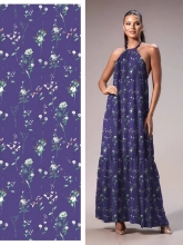 2025 NEW FASHION DISCHARGE PRINT RAYON WOVEN FABRIC