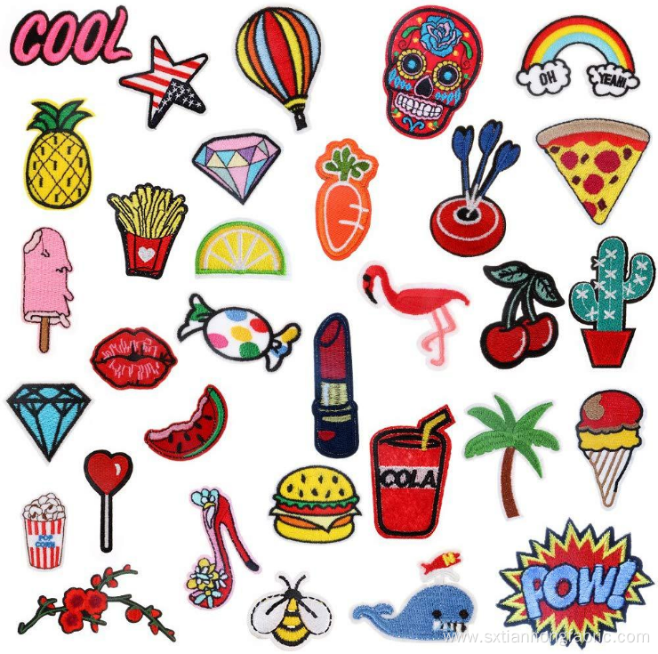 Factory Direct Custom Cute Cartoon Cloth Stickers