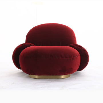 Pacha Fabric Lounge chair with Ottoman