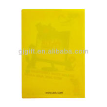 2015 cheap custom L-shape pp folding file folder