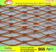 White HDPE knotted multifilament fishing net