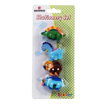 Kid funny animal shape eraser 3D eraser