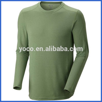 Mens crew neck plain long sleeve t shirt