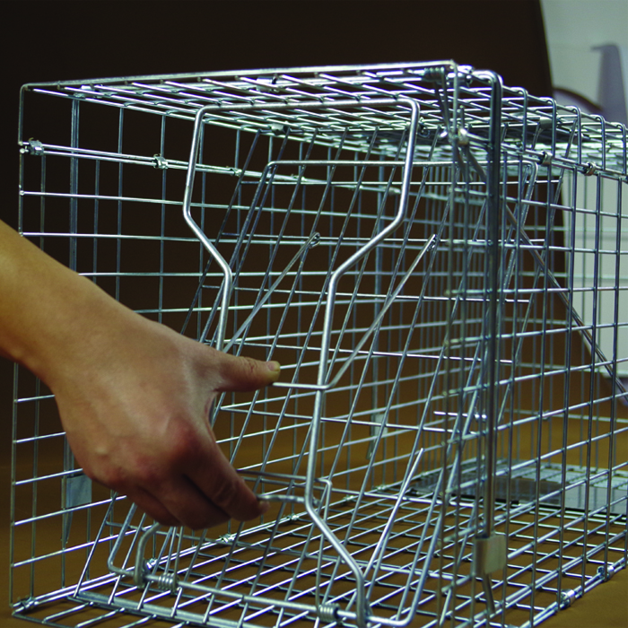 Liebang Animal Large Metal Rabbit Cat Squirrel Cage Trap With Foot Paddle