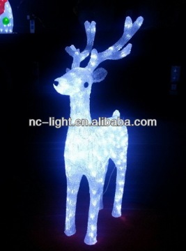 3D LED christmas acrylic deer motif light